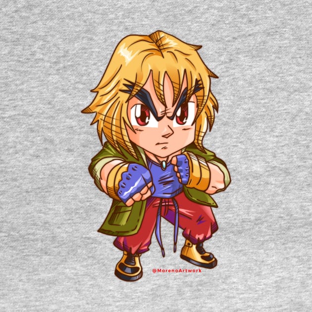 Cute Chibi Ken SF6 by MorenoArtwork